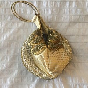 Gold bracelet purse